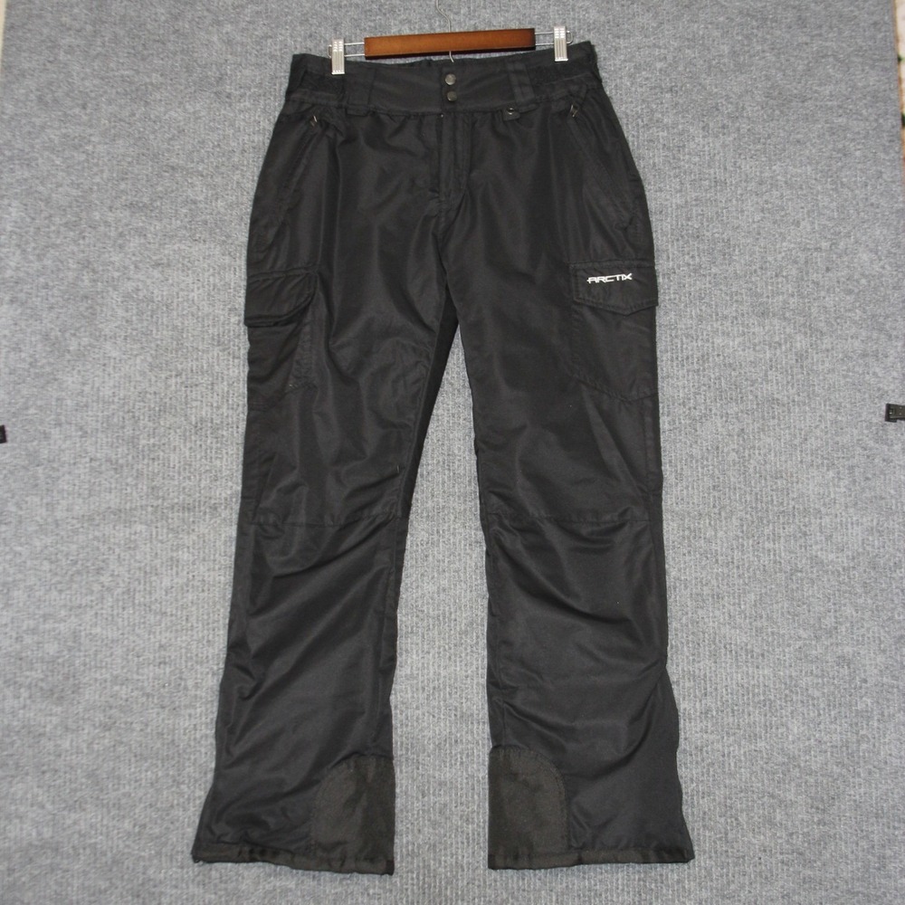 Arctix Snow Pants Womens M Black Insulated‎ Cargo Ski Snowboard 1830